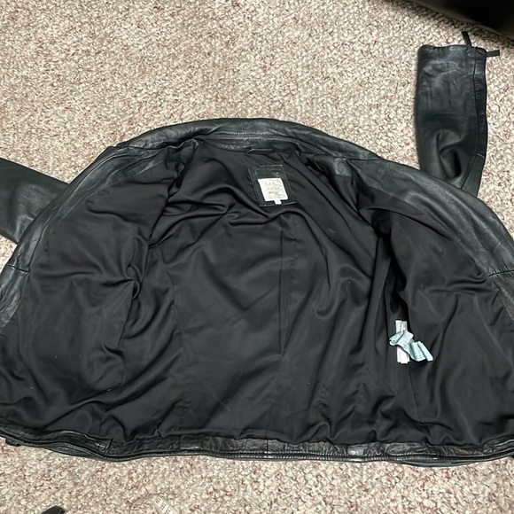 Zara real leather moto style jacket - Picture 9 of 13